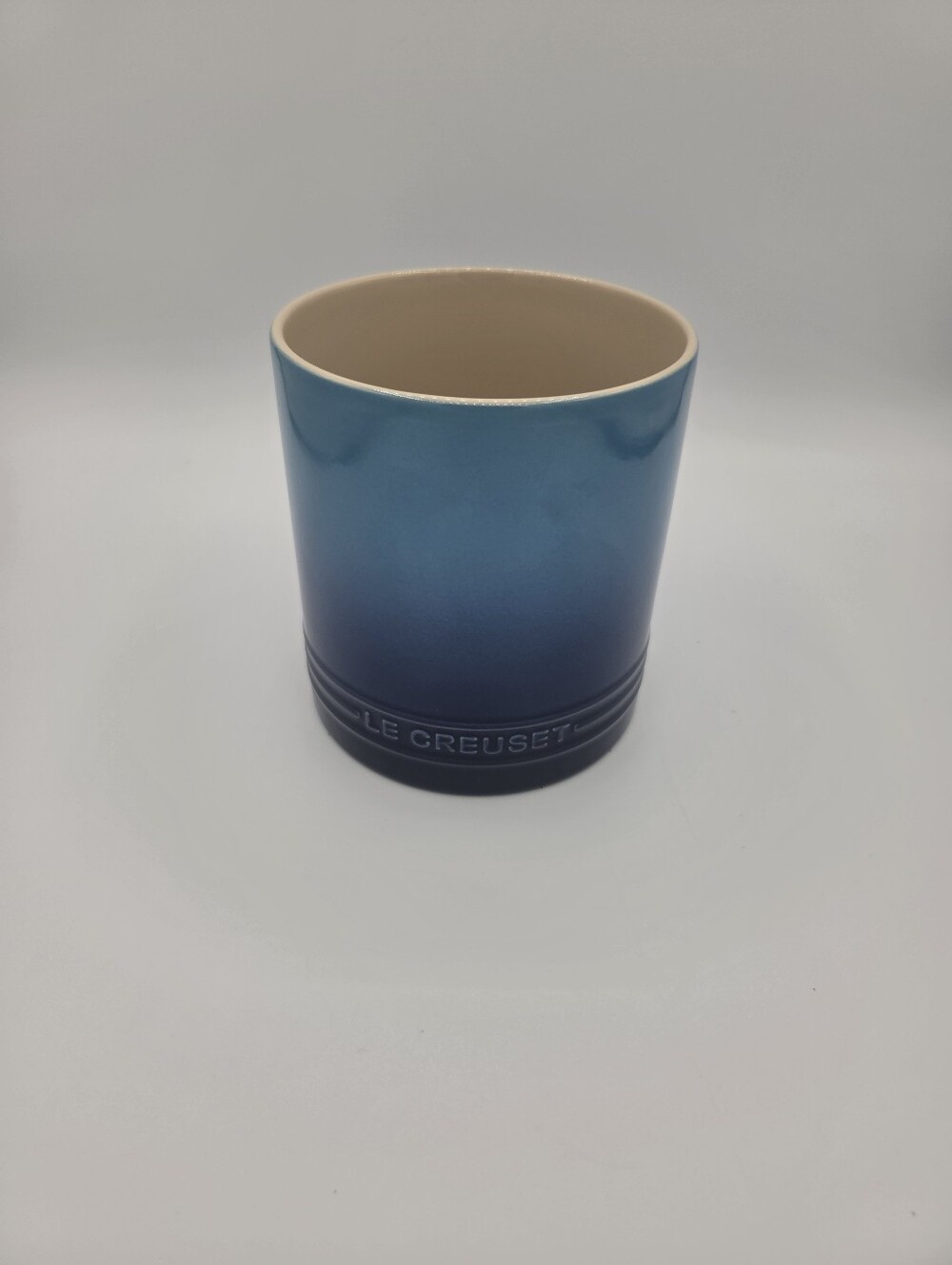 Le Creuset 1.1 Liter (1 1/8 Quart) Utensil Crock Agave Blue